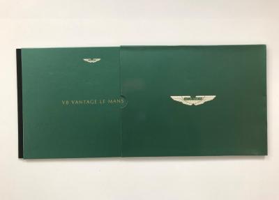 ASTON MARTIN VANTAGE LE MANS: A hardcover Aston Martin V8 Vantage Le Mans sales brochure