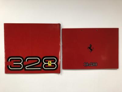 FERRARI: Two Ferrari sales brochures. 328 & 348 sales brochures