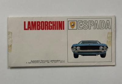 LAMBORGHINI: An original Lamborghini Espada sales brochure