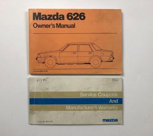 MAZDA: A 1978 Mazda 626 Owner's Manual. With 1979 Service Coupons And Manufacturer's Warranty booklet