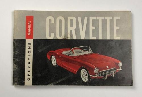 CORVETTE: An original 1956 second edition Corvette Operations Manual