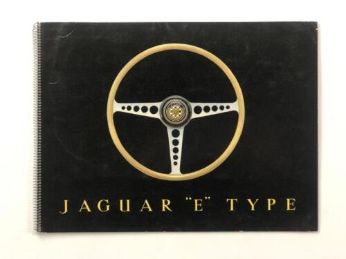 JAGUAR: A superb 1960's Jaguar "E" Type sales brochure