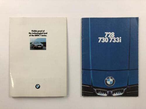 B.M.W: Two 1970's B.M.W 7 Series sales brochures