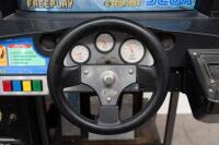 &nbsp;'Daytona USA' Sega Japanese&nbsp;twin&nbsp;driver machines (1 & 2), with original steering wheels and gearbox shifter&nbsp;fitted, 29' screen - 14