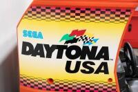 &nbsp;'Daytona USA' Sega Japanese&nbsp;twin&nbsp;driver machines (1 & 2), with original steering wheels and gearbox shifter&nbsp;fitted, 29' screen - 19