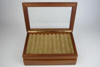 PEN DISPLAY CASE - A fine table top display case produced by Agresti with Briarwood in Florence, Italy - 2