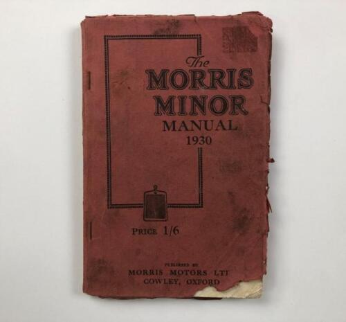 MORRIS MINOR: An original 'The Morris Minor Manual 1930'
