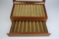 PEN DISPLAY CASE - A fine table top display case produced by Agresti with Briarwood in Florence, Italy - 3