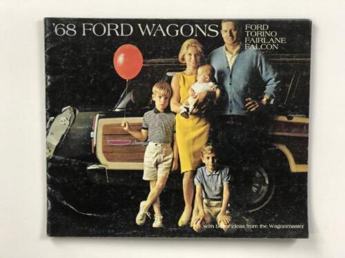 FORD: A 1968 Ford Wagons sales brochure. Ford, Torino, Fairlane, Falcon models
