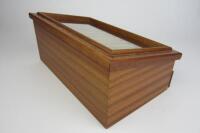 PEN DISPLAY CASE - A fine table top display case produced by Agresti with Briarwood in Florence, Italy - 4