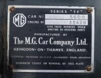 1953 MG TF Roadster [Location: Melbourne] - 123