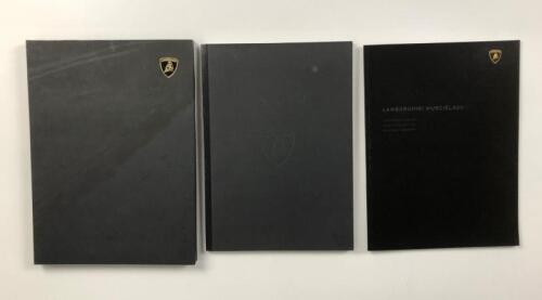 LAMBORGHINI: Three Lamborghini and Lamborghini Murcielago sales brochures and press kit