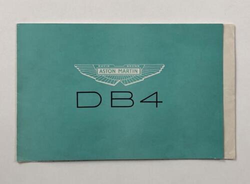 ASTON MARTIN: An early original and superb Aston Martin DB4 sales brochure