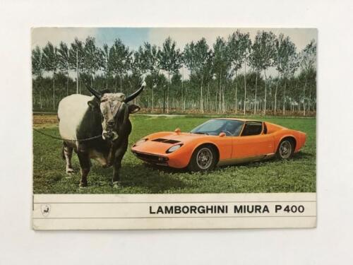 LAMBORGHINI: A Lamborghini Miura P400 colour sales brochure