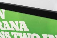 TORANA: A large rare and original circa 1974 Holden Torana poster signed by Peter Brock, 106cm high, 77cm wide overall [Location: Melbourne] - 3