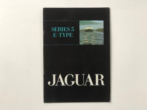 JAGUAR: A 1971 Series 3 E-Type Jaguar sales brochure