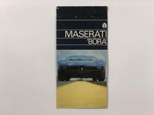 MASERATI: A Maserati Bora fold-out sales brochure