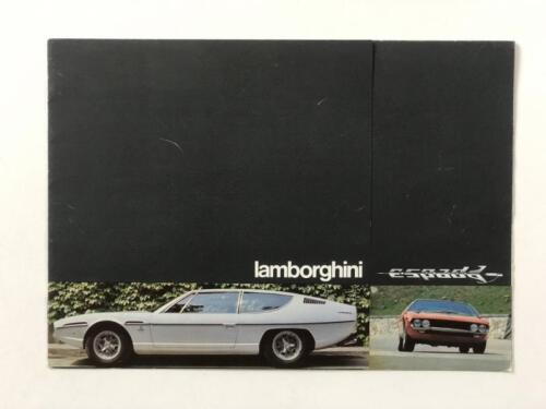 LAMBORGHINI: An 'Automobili Lamborghini Australia Pty.Ltd Lamborghini Sole Australian Importers' espada fold-out colour sales brochure.