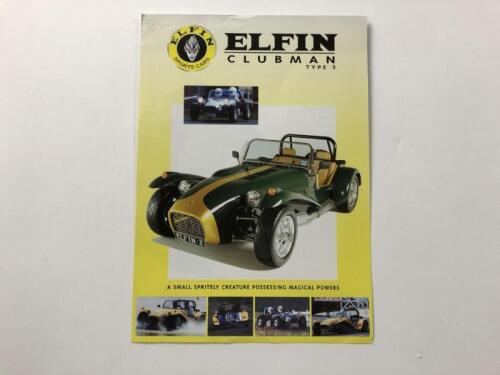 ELFIN: A Elfin Clubman Type 3 4 colour sales brochure