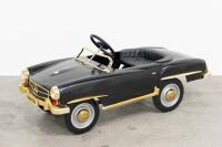 A modern metal bodied Mercedes-Benz 190 SL children's pedal car, approx 118cm long [Location: Melbourne]