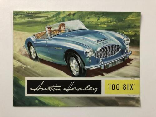 AUSTIN HEALEY: A rare 1958 Austin Healey '100 SIX' sales brochure