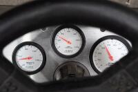 'Daytona&nbsp;USA'&nbsp;dashboard assembly, non&nbsp;original steering wheel, American gear shifter&nbsp;from an American Daytona&nbsp;cabinet [Location: Dingley Village] - 3