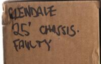 Glendale 25' chassis labelled 'Faulty'&nbsp; [Location: Dingley Village] - 5