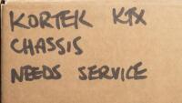 Kortek KTX chassis, box labelled 'needs service' [Location: Dingley Village] - 4