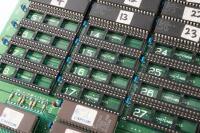 Two SF2 PCB's, box labelled 'faulty' [Location: Dingley Village] - 2