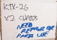 KTX-26 X2 chassis, box labelled 'needs repair or parts use' [Location: Dingley Village] - 5