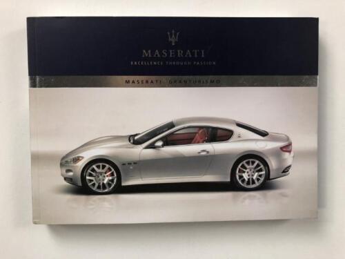MASERATI: A 2008 Maserati Granturismo Owners Manual. Spanish text