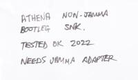 Athena PCB, non-Jamma boot 'SNK', labelled 'needs Jamma adapter - tested ok 2022' [Location: Dingley Village] - 6
