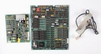 Mortal Kombat&nbsp;main PCB, labelled 'good - sound board faulty' [Location: Dingley Village]