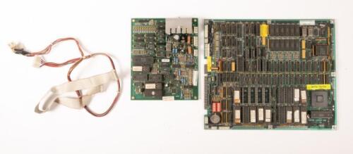 Mortal Kombat PCB, labelled 'main board good, sound board - needing repair' [Location: Dingley Village]