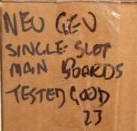 Two Neo-Geo single slot main boards, labelled 'tested ok 2023' [Location: Dingley Village] - 5