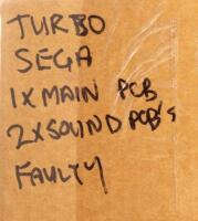 Turbo Sega 1 main PCB, 2 sound PCB's labelled 'faulty'&nbsp; [Location: Dingley Village] - 8