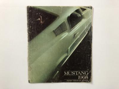 MUSTANG: A 1968 Ford Mustang colour brochure