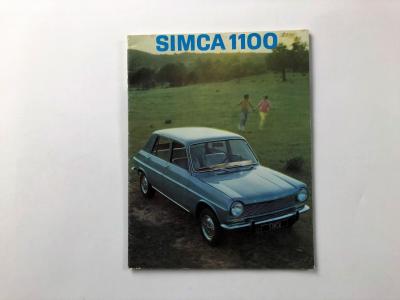 SIMCA: A 1967 Simca 1100 sales brochure