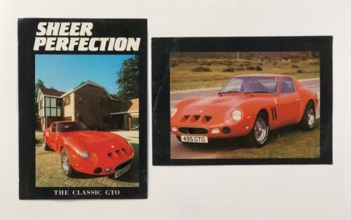 THE CLASSIC GTO: Two double-sided, single sheet sales brochures for 'The Classic GTO' kit car