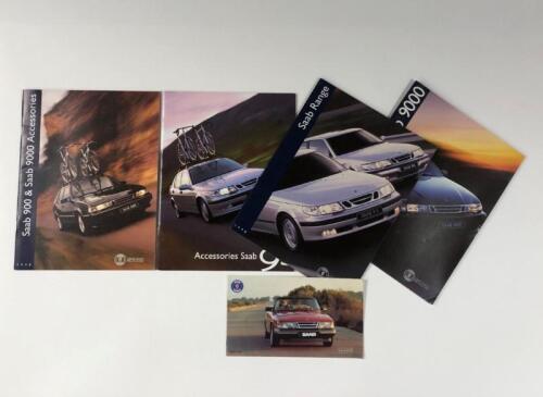 SAAB: Five Saab sales brochures. 1988 'The Range' Australian sales booklet