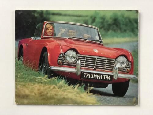 TRIUMPH: A Triumph TR4 fold-out sales brochure