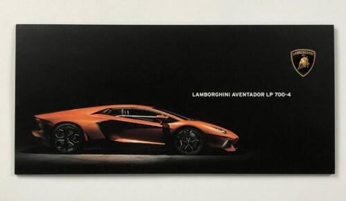 LAMBORGHINI: A Lamborghini Aventador LP 700-4 fold-out technical specifications sales brochure