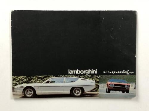 LAMBORGHINI: A 1970 Lamborghini Espada fold-out colour sales brochure