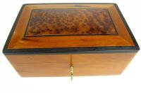 TIMBER BOX: A Burr Thuya domed desk box - 2
