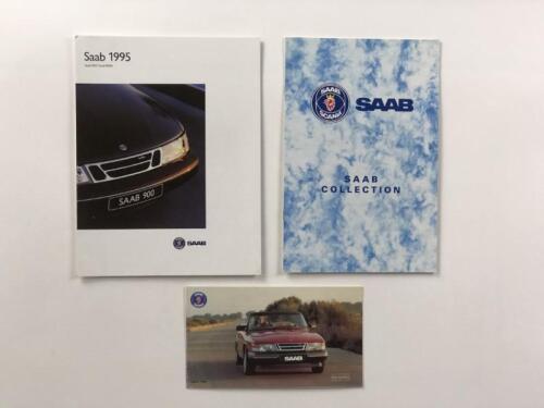 SAAB: Three Saab sales brochures. Saab 1995 sales brochure