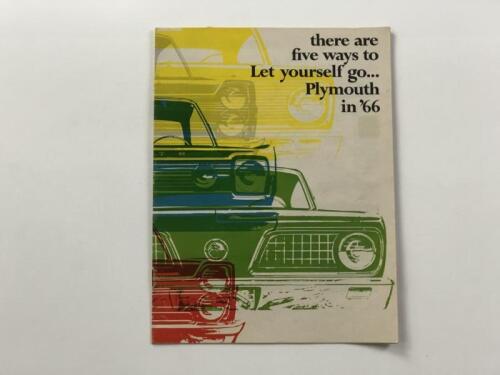 PLYMOUTH: A 1966 Plymouth model range sales brochure