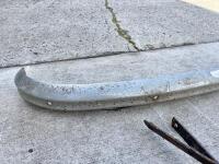 AUSTIN: A front bumper and rear bumper with overriders, believed to suit Austin A50 or A70, suited for parts or restoration. [Location: Sydney] - 5