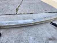 AUSTIN: A front bumper and rear bumper with overriders, believed to suit Austin A50 or A70, suited for parts or restoration. [Location: Sydney] - 7
