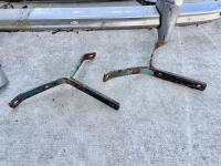 AUSTIN: A front bumper and rear bumper with overriders, believed to suit Austin A50 or A70, suited for parts or restoration. [Location: Sydney] - 10