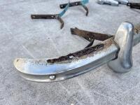 AUSTIN: A front bumper and rear bumper with overriders, believed to suit Austin A50 or A70, suited for parts or restoration. [Location: Sydney] - 16
